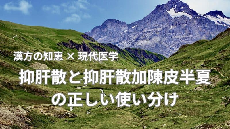 抑肝散・抑肝散加陳皮半夏